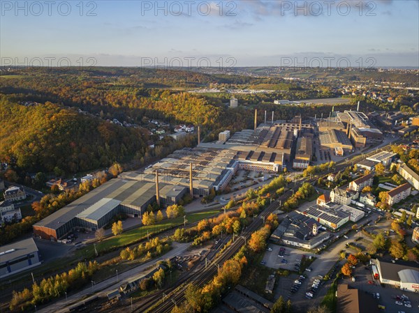 BGH stainless steel Freital, aerial photo Freital, Freital, Saxony, Germany, Europe