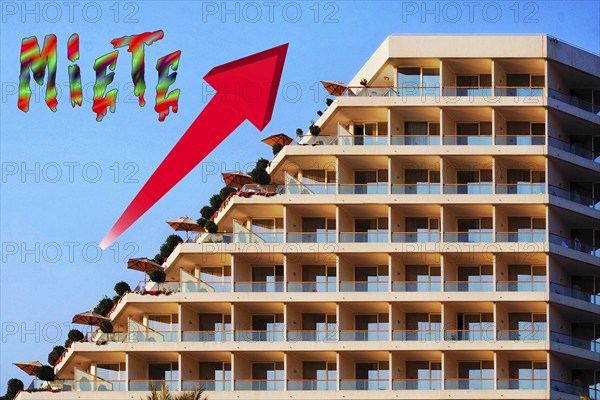 Symbolic image, rent, rent increase, rent rising, housing shortage, housing shortage, housing