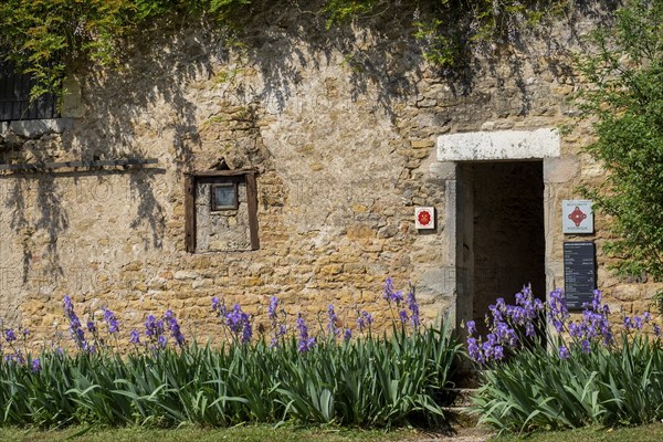 Entrance Chapelle des Moines, chapel of the monks, chapel of a former collegiate Cluniac priory,