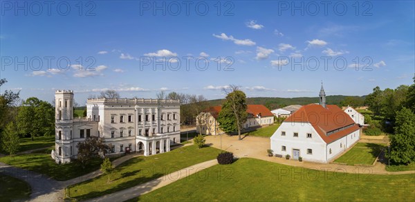 Krobnitz Castle in the district of Görlitz was the retirement home of the Prussian Minister of War