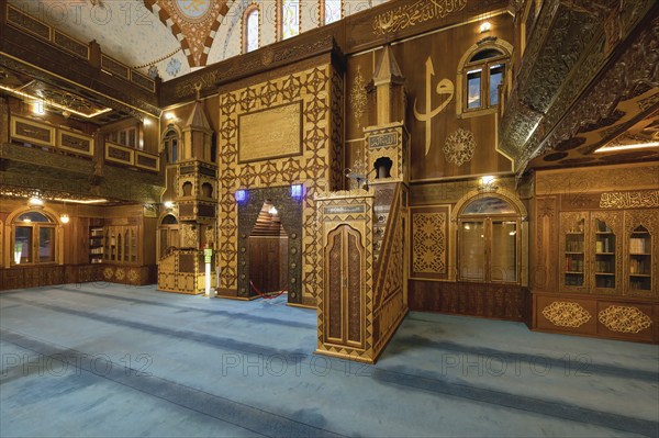 Uzungol mosque, Prayer room, Trabzon, Turkey, Asia