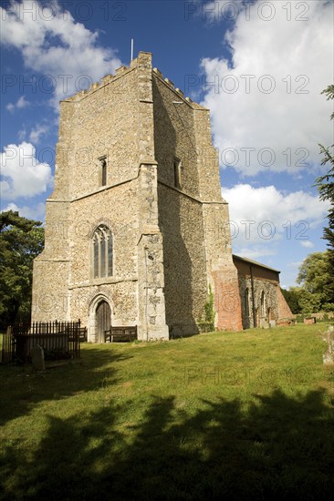 Church of St Mary the large tower dating form the medieval period when the church was much larger,