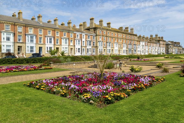 Historic buildings, Wellington Esplanade, Lowestoft, Suffolk, England, UK built 1853 architect J L