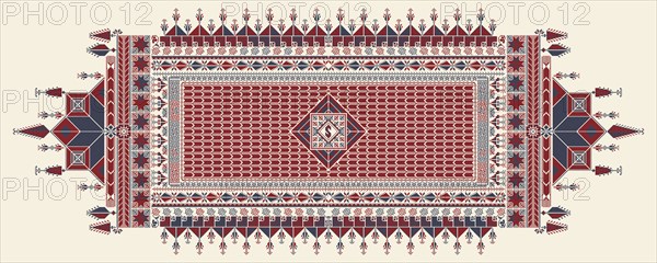 Tatreez, decorative Palestinian embroidery symbol