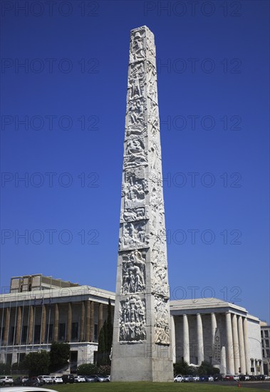 Piazza Guglielmo Marconi and Obelisco di Marconi stele, Esposizione Universale di Roma, Universal