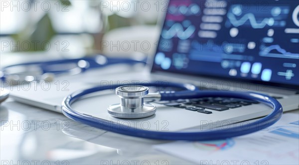 Telemedicine doctor inspecting patients health complaints about health over the internet webcam, AI