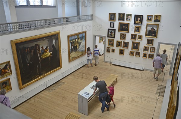 Interior of Skagen museum, Skagen, Jutland, Denmark, Scandinavia, Europe