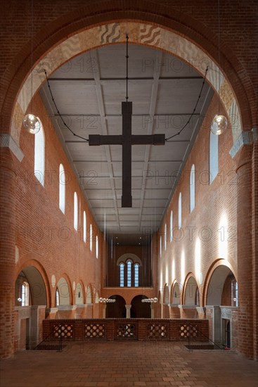 Cross in Jerichow Monastery, considered the oldest brick building in northern Germany, Jerichow,