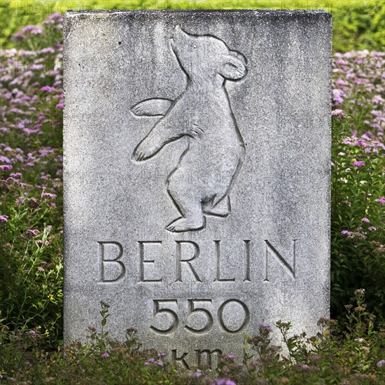 Berlin Milestone, original design by Renée Sintenis, Airlift Monument, Frankfurt Main Airport,