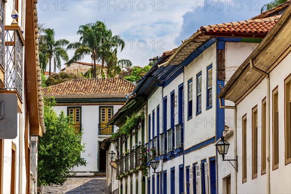 Street and colonial houses in the historic city of Diamantina in Minas Gerais, Diamantina, Minas