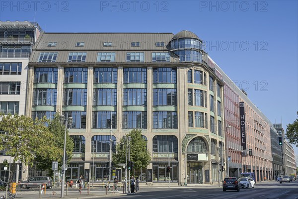 Commercial building W.M.F. at the corner of Leipziger Straße 112 and Mauerstraße, Mitte, Berlin,