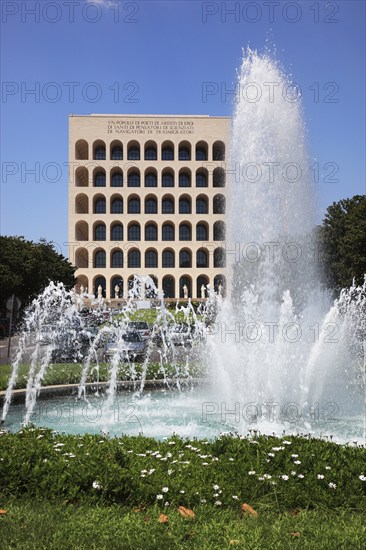 Palazzo della Civilta Italiana, Palace of Italian Civilisation, also Palazzo della Civilta del