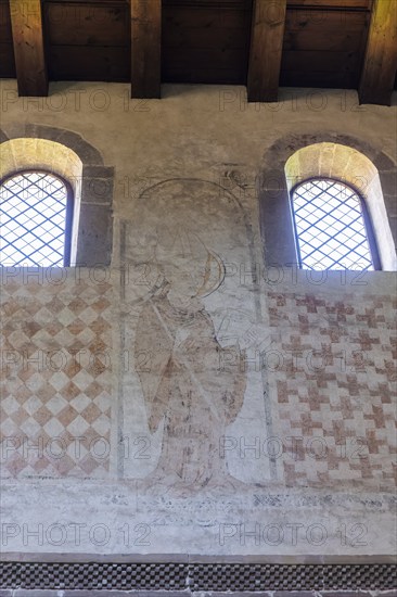 Benedictine monastery Bursfeld on the Weser near Hannoversch Münden. Bursfelde Monastery is a