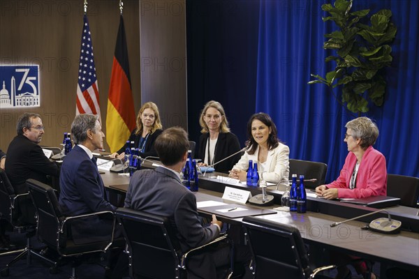 NATO summit meeting in Washington. Annalena Bärbock (Alliance 90/The Greens), Federal Foreign
