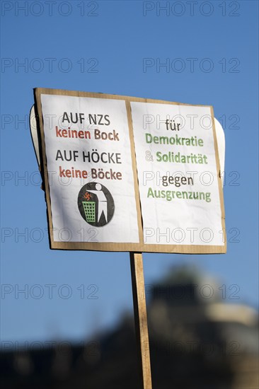 Pictures taken during the demonstration Haltung zeigen! against Nazi deportation plans of the AfD