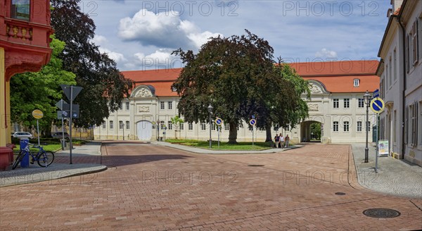 Stables designed by Emanuel Lebrecht Rothe, Köthen Palace and Palace Park, Köthen, Saxony-Anhalt,