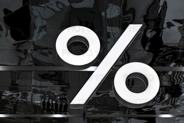 Symbol photo Percent sign