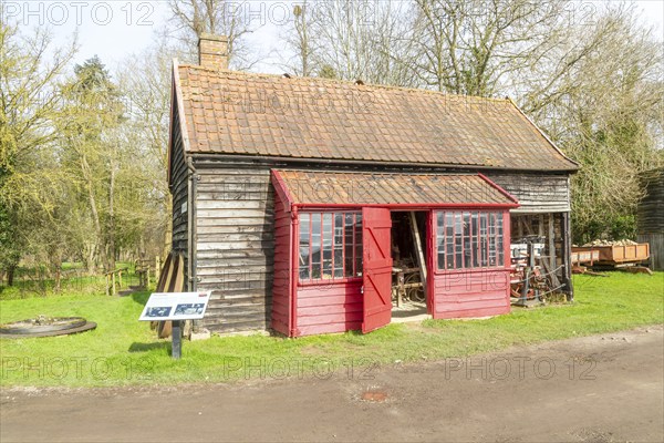 Grundisburgh Smithy building, Food Museum, Stowmarket, Suffolk, England, UK former Museum of East
