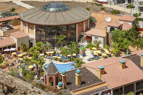 Hotel complex in Puerto de Mogan, Gran Canaria, Canary Islands, Spain, Puerto de Mogan, Gran