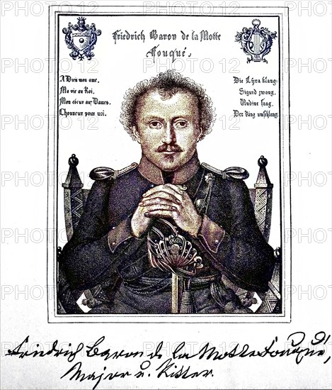 Baron Friedrich Heinrich Karl de la Motte Fouque, Pellegrin and A. L. T. Frank, 12 February 1777,