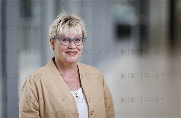 Gabriela Heinrich, deputy leader of the SPD parliamentary group in the Bundestag, poses for a photo