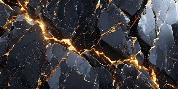 Luxury marble texture wallpaper background with opulent high gloss finish, AI generated