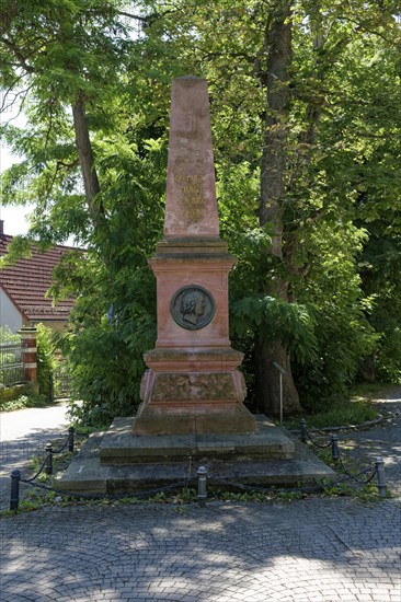 Bronze medallion of the philosopher Carl Christian Friedrich Krause by the sculptor Robert Henze,