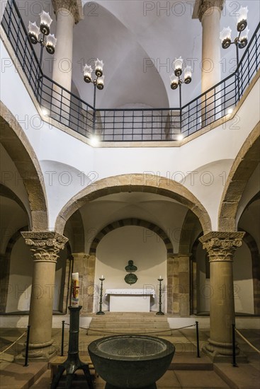 Interior view, Imperial Cathedral, Cathedral of St Mary and St Stephen, UNESCO World Heritage Site,