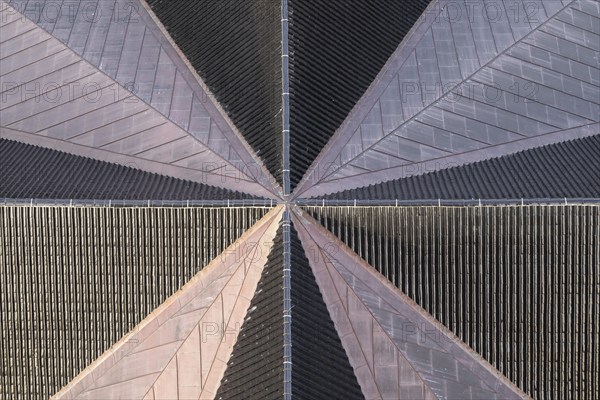 Roof of the Evangelical Lutheran Church of the Saviour, in front of Frelsers Kirke, Christianshavn,