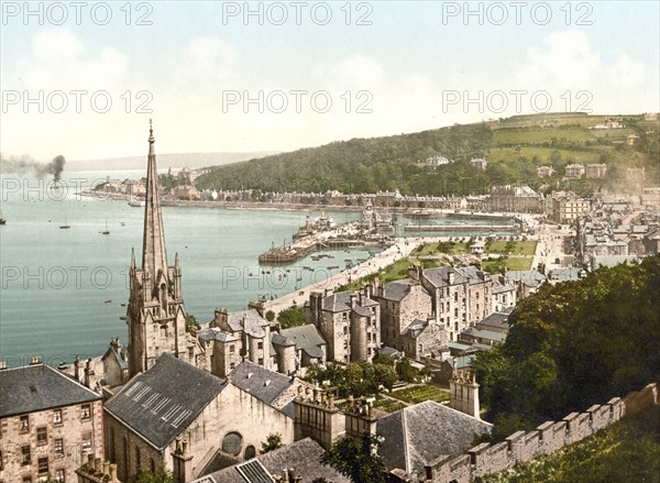 Easr Bay of Rothesay, the capital of the Isle of Bute in the Scottish Council Area Argyll and Bute,