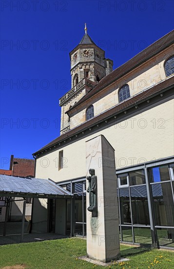 Tower of St Michael's Church, Neunkirchen am Brand Monastery, Augustinian Canons Monastery,