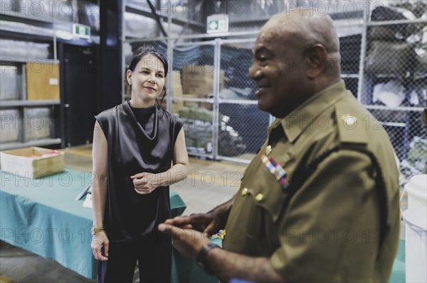 Annalena Bärbock (Bündnis 90/Die Grünen), Federal Foreign Minister, photographed during a visit to
