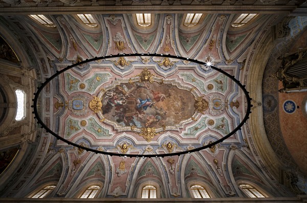 Interior view, ceiling painting, ceiling, perspective painting, Loreto Church, Igreja do Loreto,