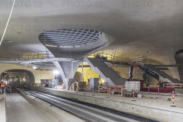 Impressions of the new Stuttgart 21 main station. The shell is finished, now it's time for the