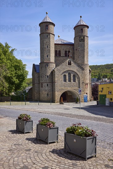 Collegiate church of St Chrysanthus and Daria in Bad Münstereifel, Eifel, Euskirchen district,