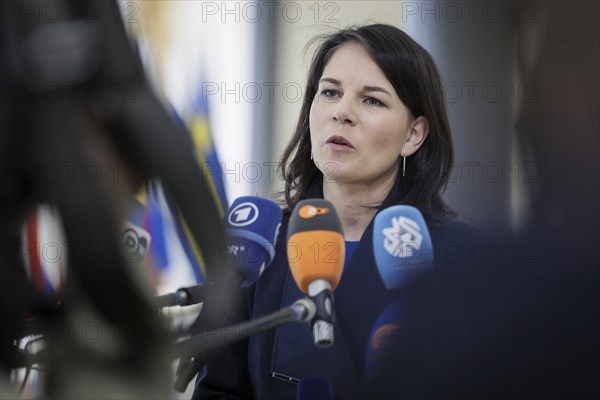 Annalena Bärbock (Bündnis 90/Die Grünen), Federal Foreign Minister, photographed during the Foreign