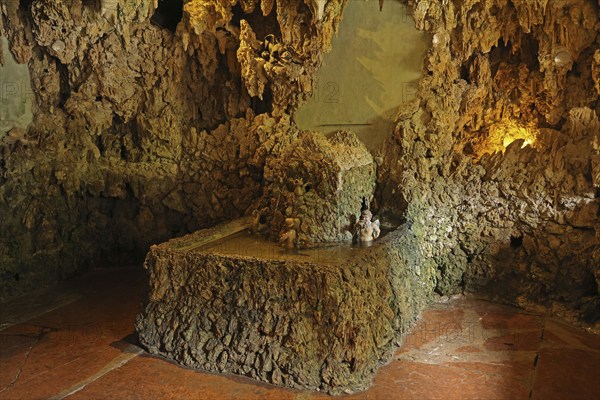 Hellbrunn Palace, pleasure palace, trick fountains, Salzburg, Austria, grotto, Europe