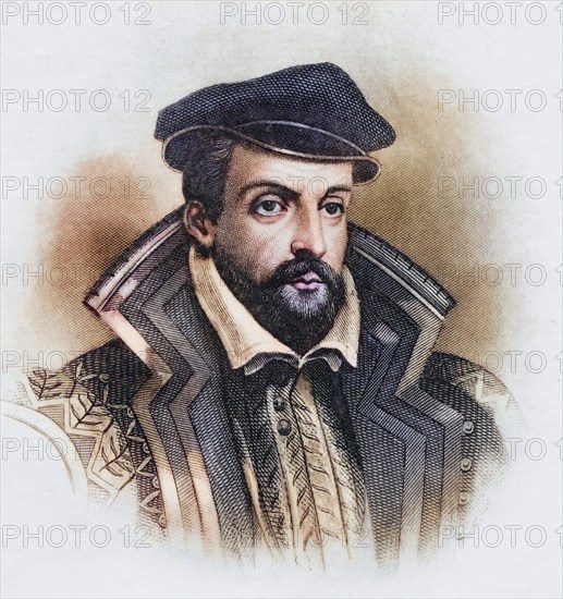 Gaspard de Coligny, 1519-1572, Admiral of France and Protestant leader, Historical, digitally