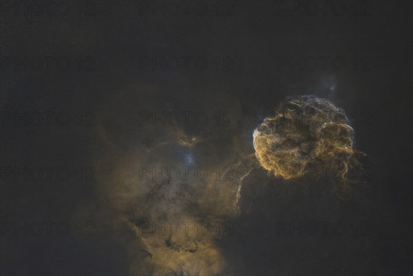 IC443, Jellyfish Nebula in false colours of the Hubble palette, jellyfish nebula, galactic