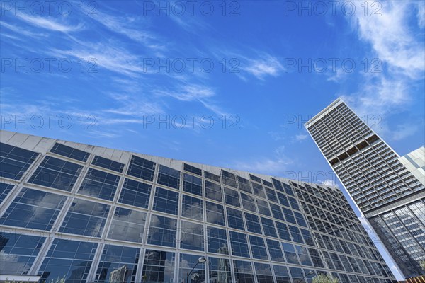 Mexico, Zapopan modern financial center and shopping mall near Guadalajara, Central America