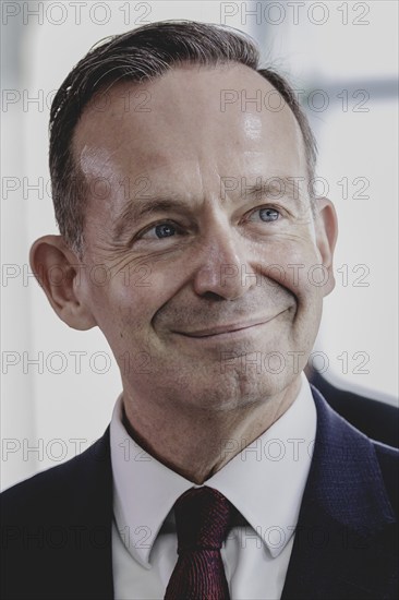 Volker Wissing (FDP), Federal Minister of Transport and Digital Affairs, recorded during the weekly