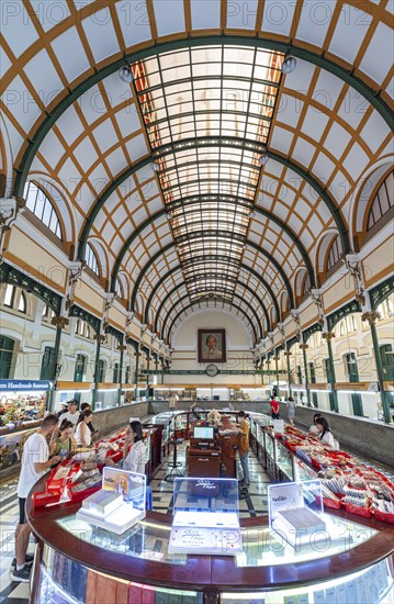 Interior of Central Post Office, Saigon, Ho Chi Minh City, Vietnam, Asia