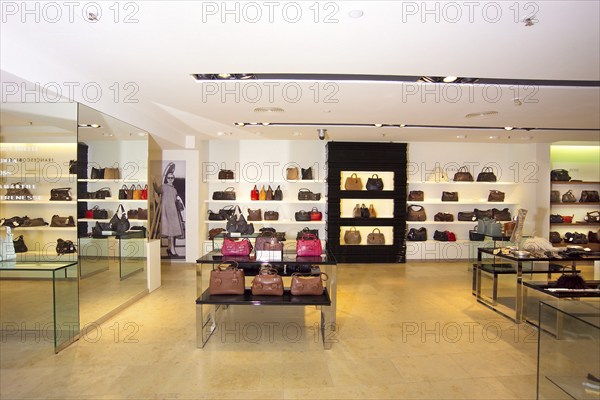 Leather goods department, trade, retail, department stores', bags, accessories, luxury, Germany,