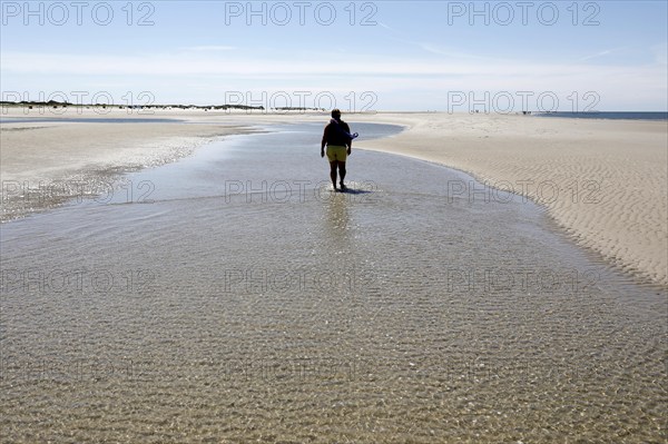 Beach coasts on the island of Amrum, Norddorf, 15.06.2020
