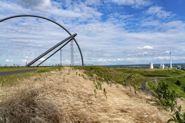 Hoheward spoil tip, the horizontal observatory, Herten, North Rhine-Westphalia, Germany, Europe