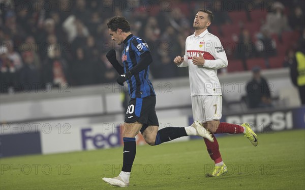 Football match, Nicolo' ZANIOLO Atalanta Bergamo 10 has just scored the 0:2 for Atalanta Bergamo