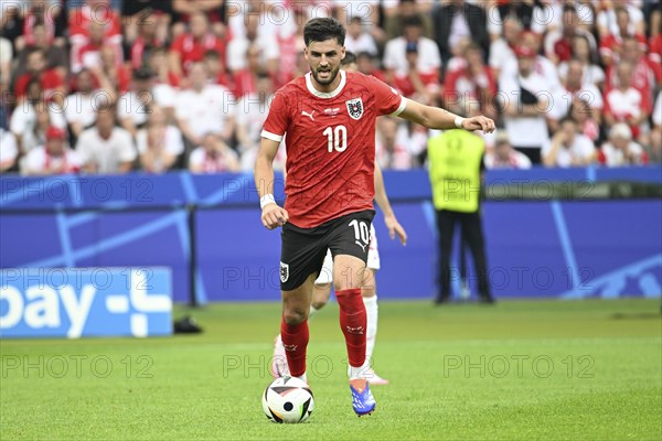 BERLIN, GERMANY - JUNE 21, 2024: Euro 2024 Groupe D match Poland vs Austria 1:3. In action Florian