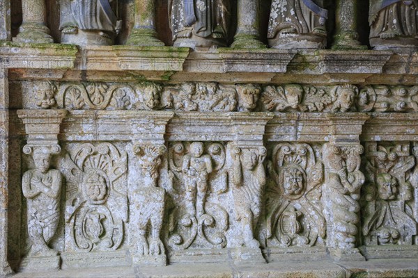 Enclosed parish Enclos paroissial church Eglise Notre-Dame de Bodilis from the 16th century,