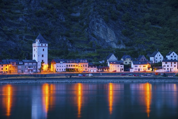 St. Goarshausen, Unesco World Heritage Site Upper Middle Rhine Valley, Rhineland-Palatinate,