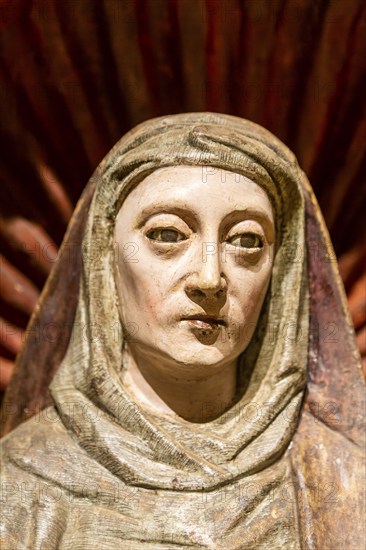 Spanish colonial exhibition from The Convent of San Miguel Arcangel, Palacio Canton Merida, Yucatan